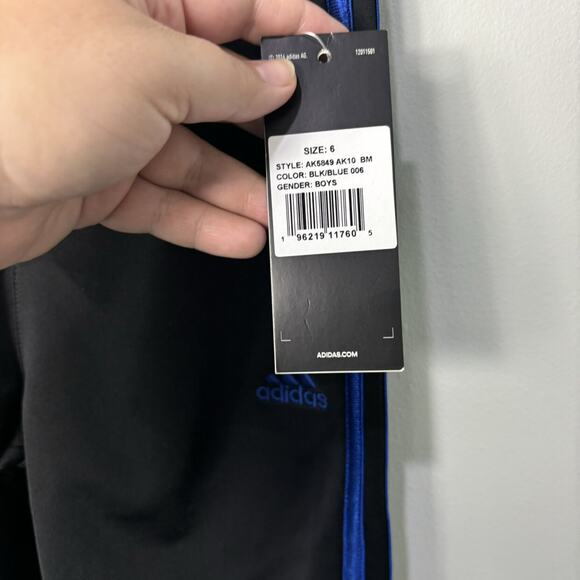 NEW! Adidas Blue Stripe Joggers - Picture 3 of 4